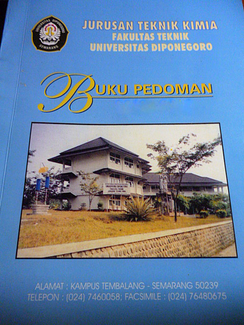Buku Pedoman Jurusan Teknik Kimia Universitas Diponegoro